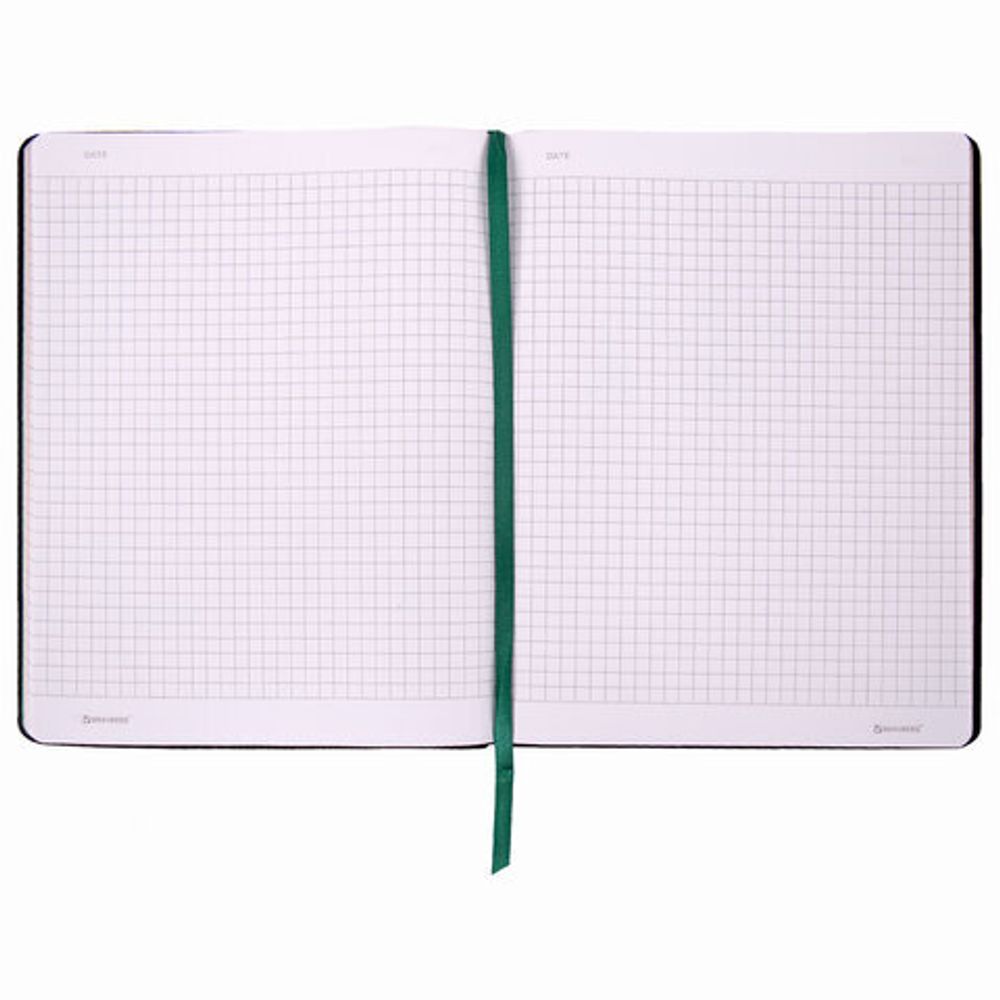 Тетрадь А5 (168х208 мм), 80 л., сшивка, клетка, под кожу, бумага 70 г/м2, BRAUBERG VISTA, "Lemon Story", 403918