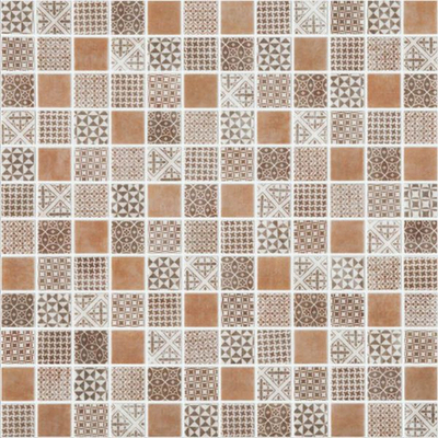 Мозаика Born Brown (на сетке) коричневый