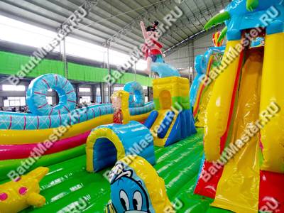 Коммерческий батут "Летняя прогулка", 17*7*7,5 м