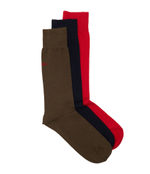 Носки 3 пары 3P RS UNI CC Hugo Bodywear - красный(50493253)