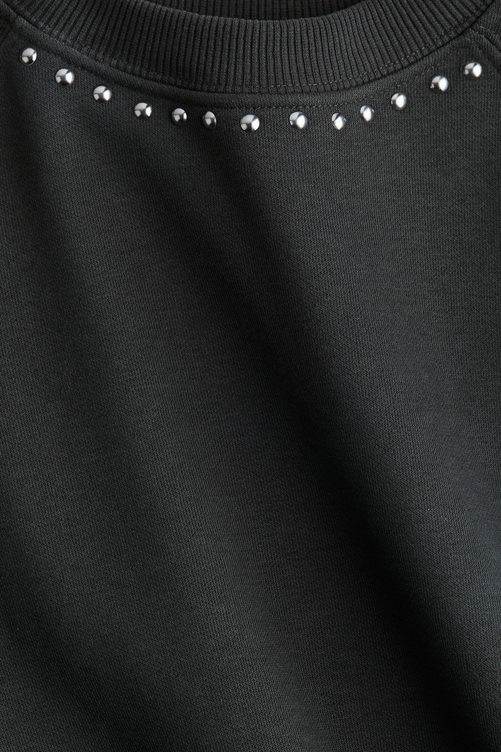 H&M Толстовка с вышивкой, черный