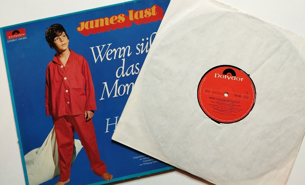 Винтажная виниловая пластинка LP James Last Джеймс Ласт Wenn Sub Das Mondlicht (Germany 1969)