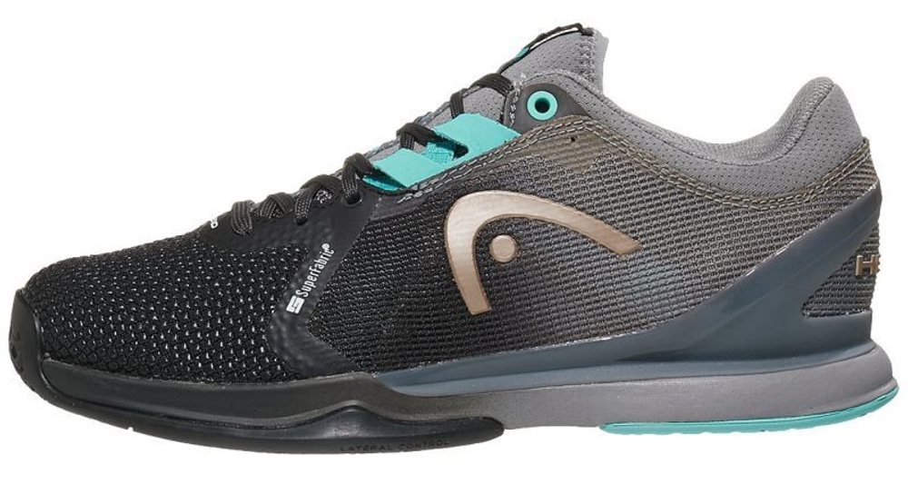 Женские Кроссовки теннисные Head Sprint Pro 3.0 SF Women - black/light blue