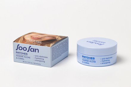 SOOSAN Patches with Marine Algae & Coral Патчи для глаз от отеков и мешков с экстрактом морских водорослей и кораллом 90мл