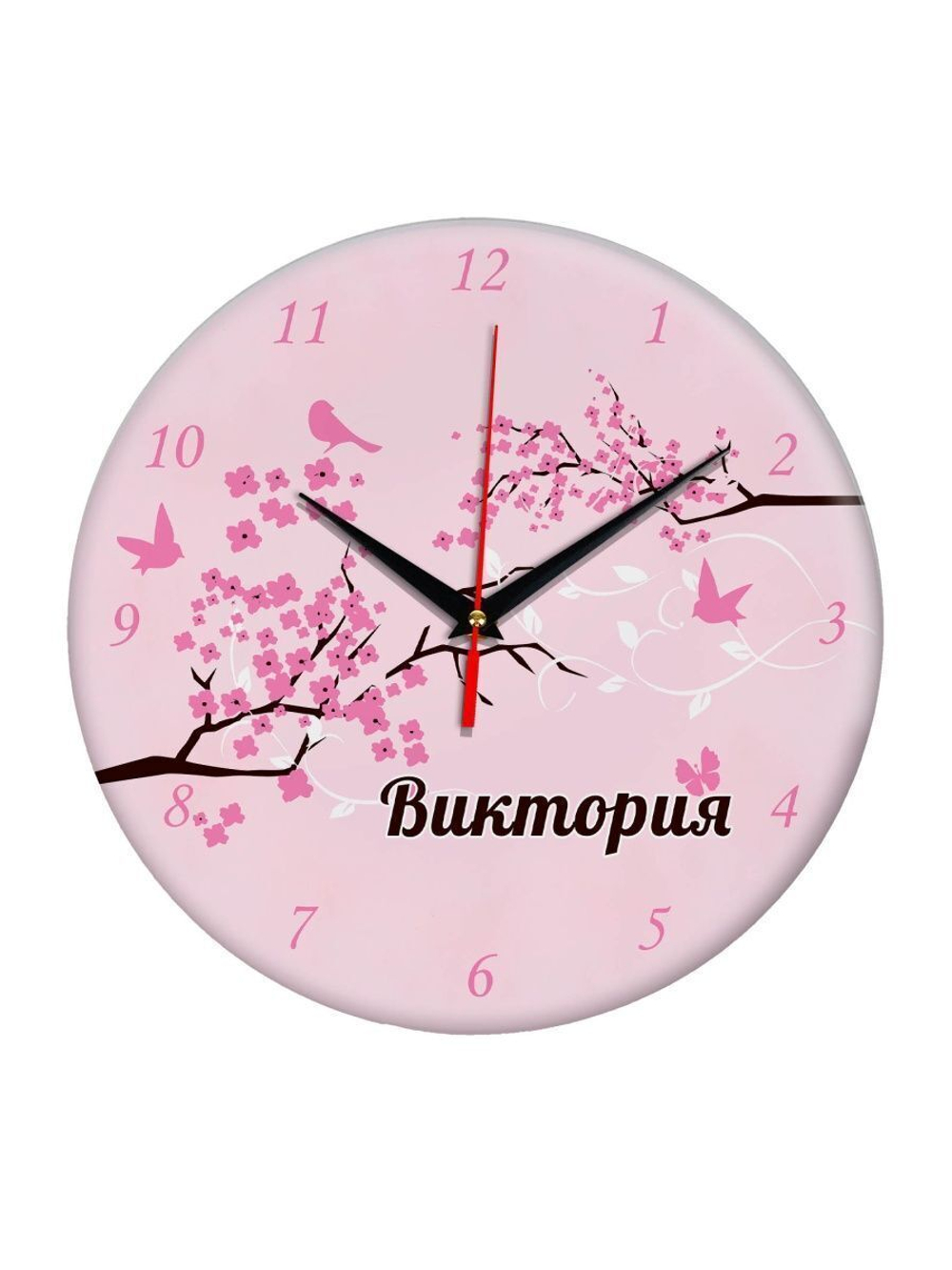 Часы именной подарок "Виктория"