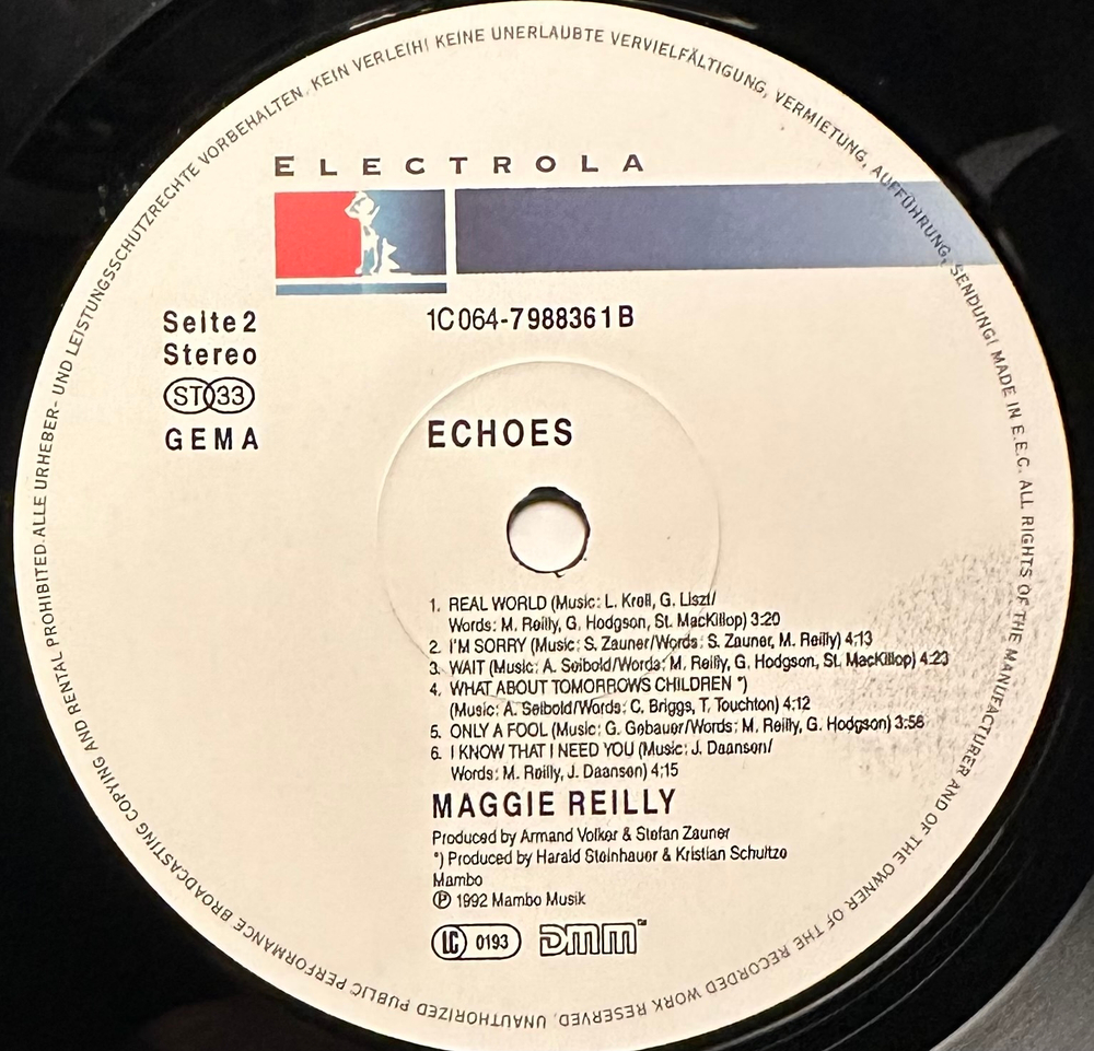 Maggie Reilly - Echoes (Германия 1992г.)
