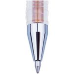 Ручка гелевая Crown "Hi-Jell Metallic" оранжевая металлик, 0,7мм