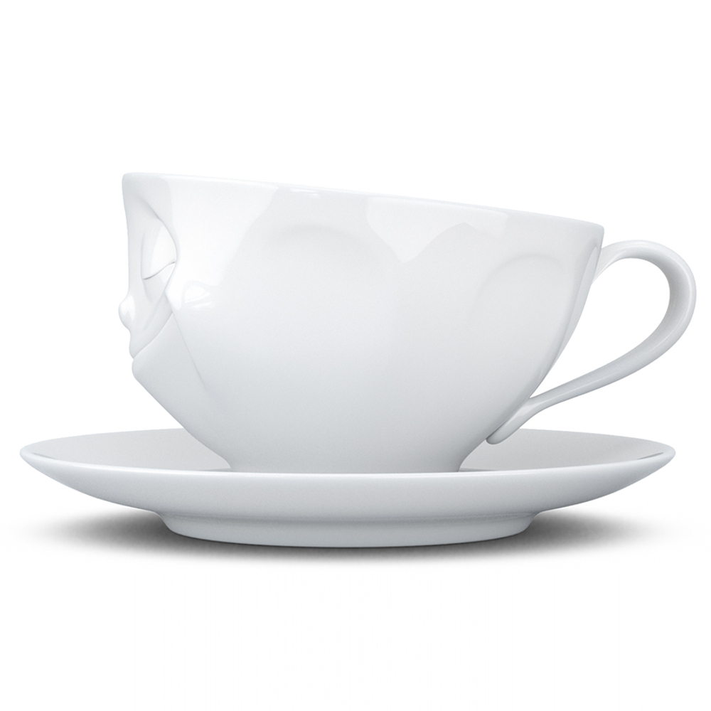 Чайная пара happy, 200 мл, белая