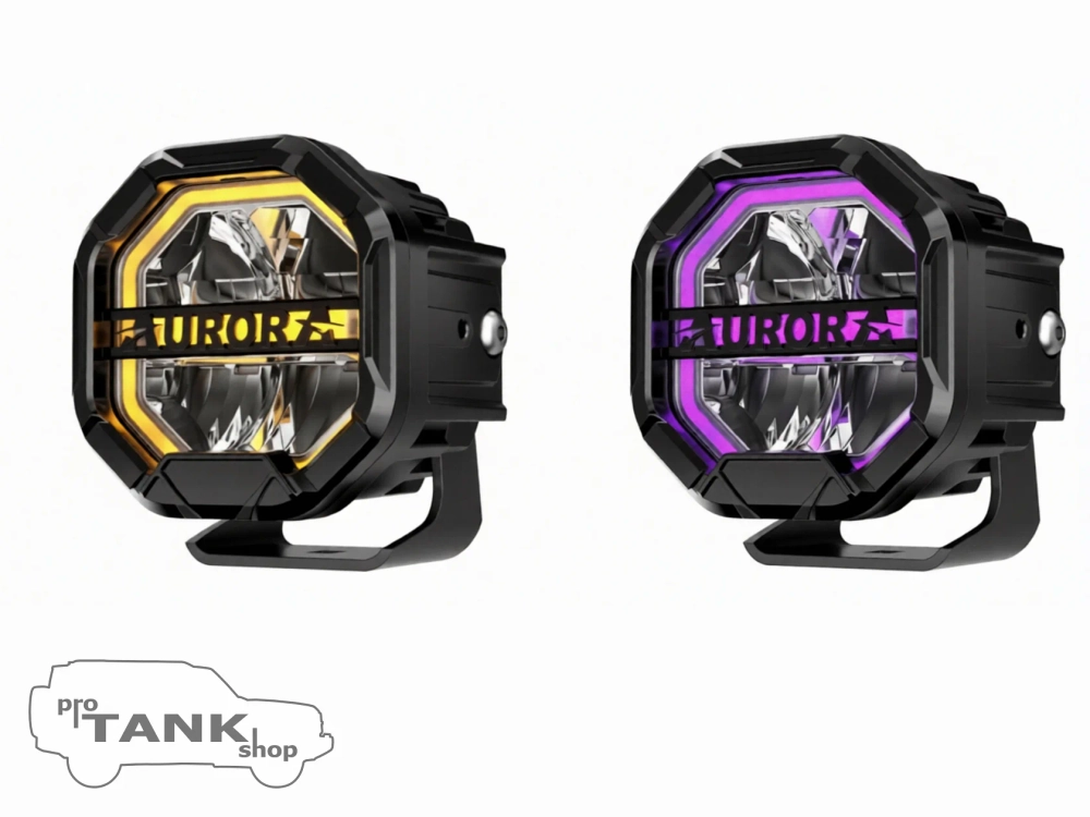 Фара AURORA АLO-W-4-R12Т3-Q-АPР 4" 40W RGB