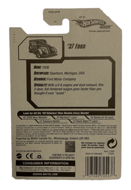 Hot Wheels Treasure Hunt '37 Ford (2009)