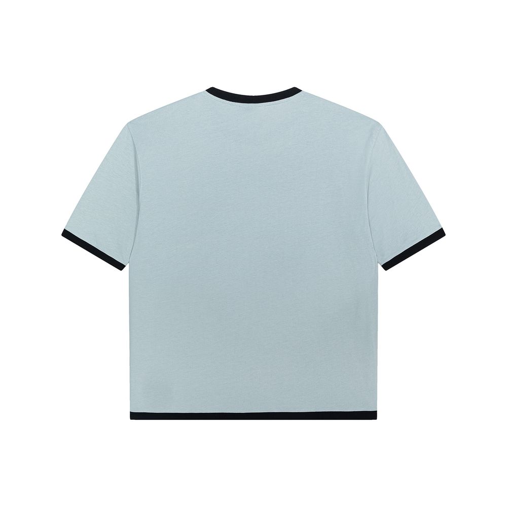 Футболка Ymkashix Hellcome logo серо-синяя