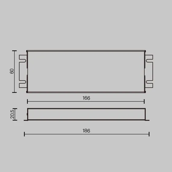 Источник напряжения TRIAC 24В 60Вт IP 67 Lighting control 734001