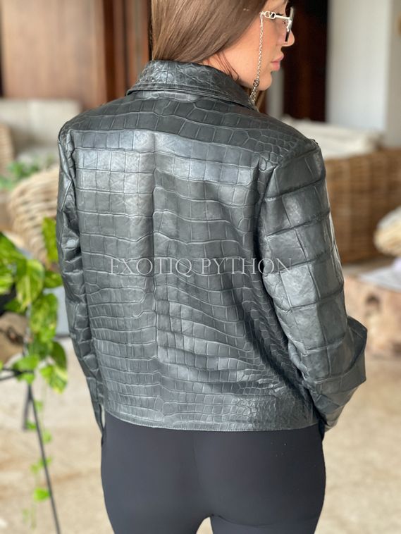 Куртка из кожи крокодила JT-92