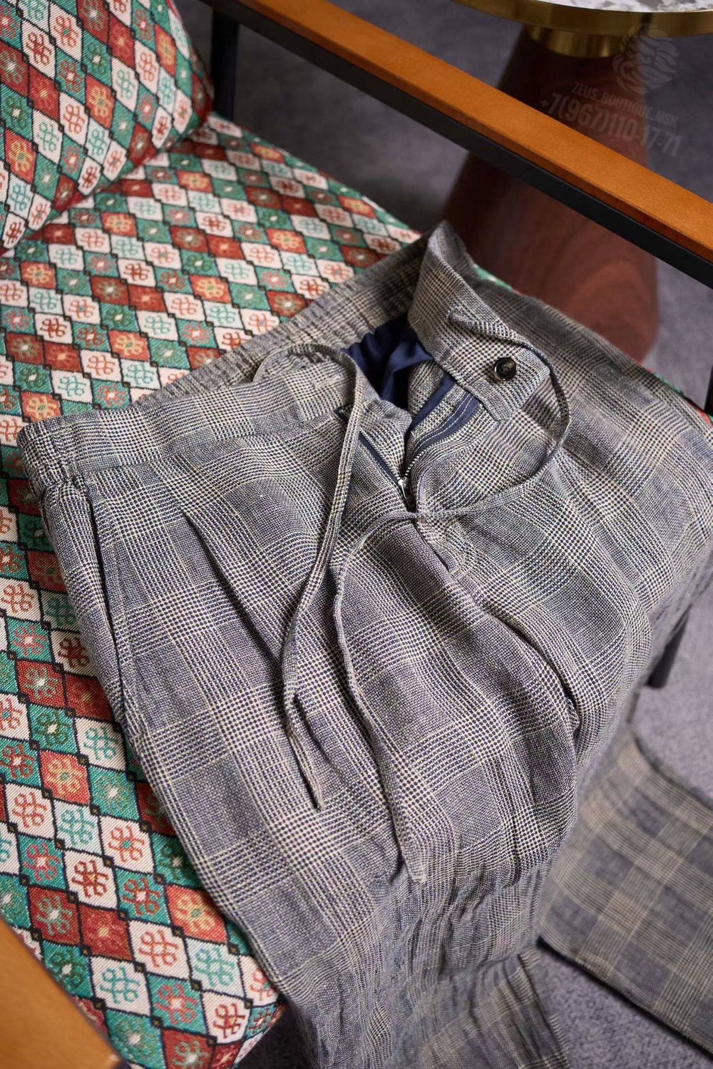 Льняной костюм Ermenegildo Zegna