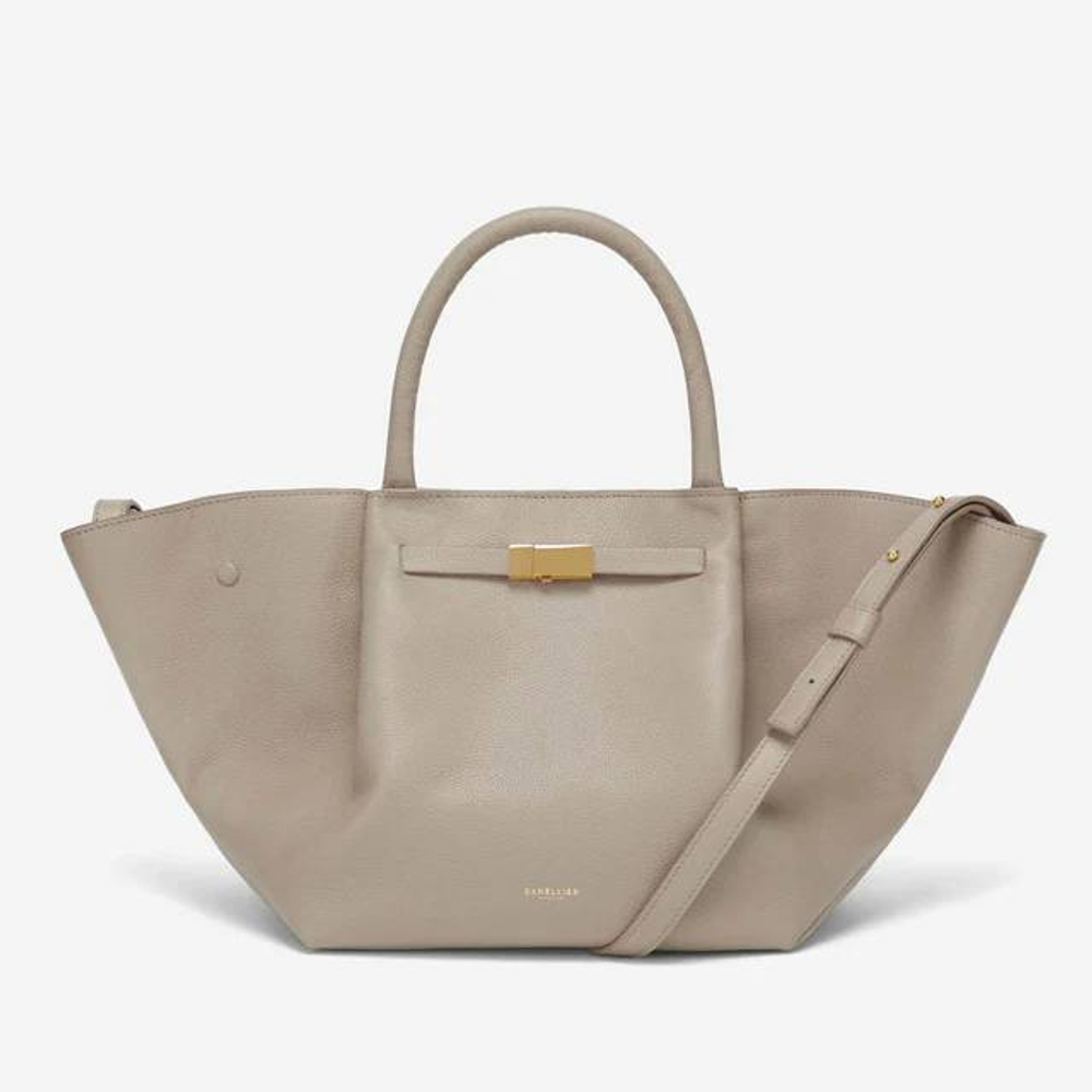 Сумка DeMellier The Midi New York Taupe Small Grain