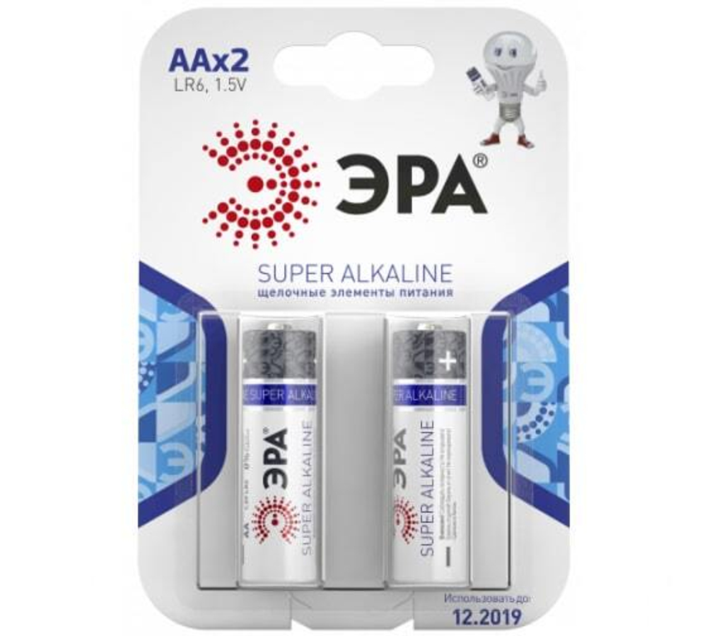 Элемент питания ЭРА LR6 BL2 C0038452
