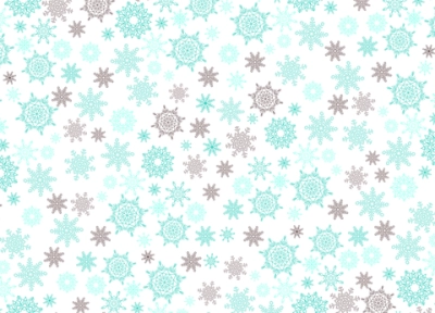 Бумага упаковочная 50х70 см «Снежный вальс» (1 лист)