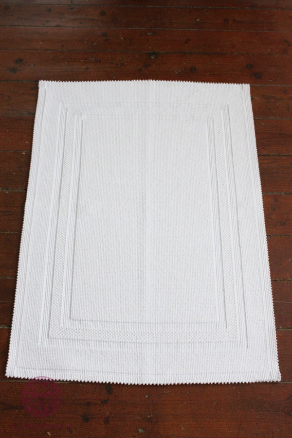 Коврик для ванной 55х75 Luxberry Универсальный белый