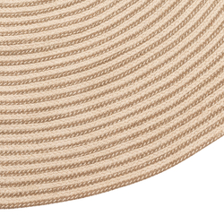 Ковер из хлопка 150см Tkano Ethnic Target бежевый