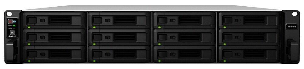 Сетевое хранилище Synology RS3618XS черный