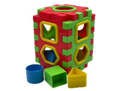 Набор геометрических фигур новый 6 (17*10*10 см) сетка