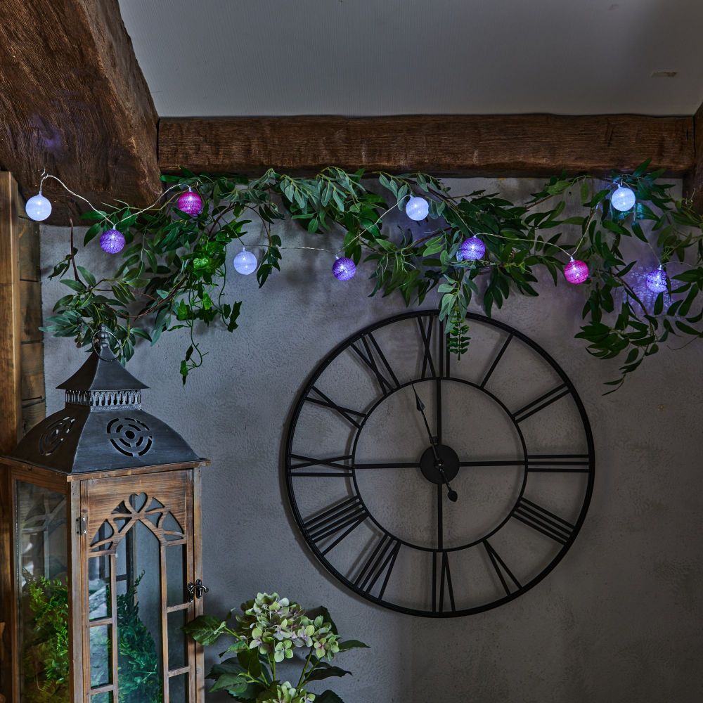 ULD-S0200-010-STB-2AA WHITE IP20 TANGLES-1 Гирлянда светодиодная Клубки. на батарейках 2AA не в-к. 2м. 10 светодиодов. Белый свет. Провод прозрачный. TM Uniel