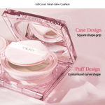 CLIO Кушон с эффектом сияния SPF 50 + PA ++++  c запасным блоком Kill Cover Mesh Glow Cushion