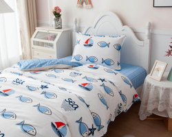 Детское постельное белье Sofi De MarkO Морские рыбки