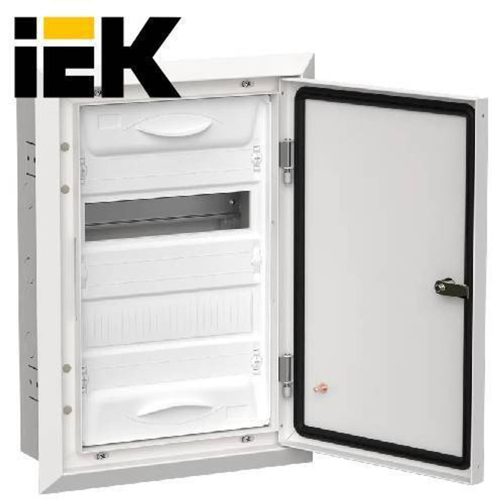 TITAN 5 Корпус металлический ЩРв-24 (2х72) IP31 белый (одна дверь) IEK