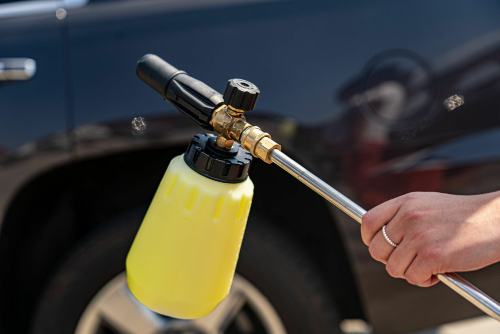 Пеногенератор 5201907 (пенная насадка) для мойки высокого давления Greenworks, 250 бар