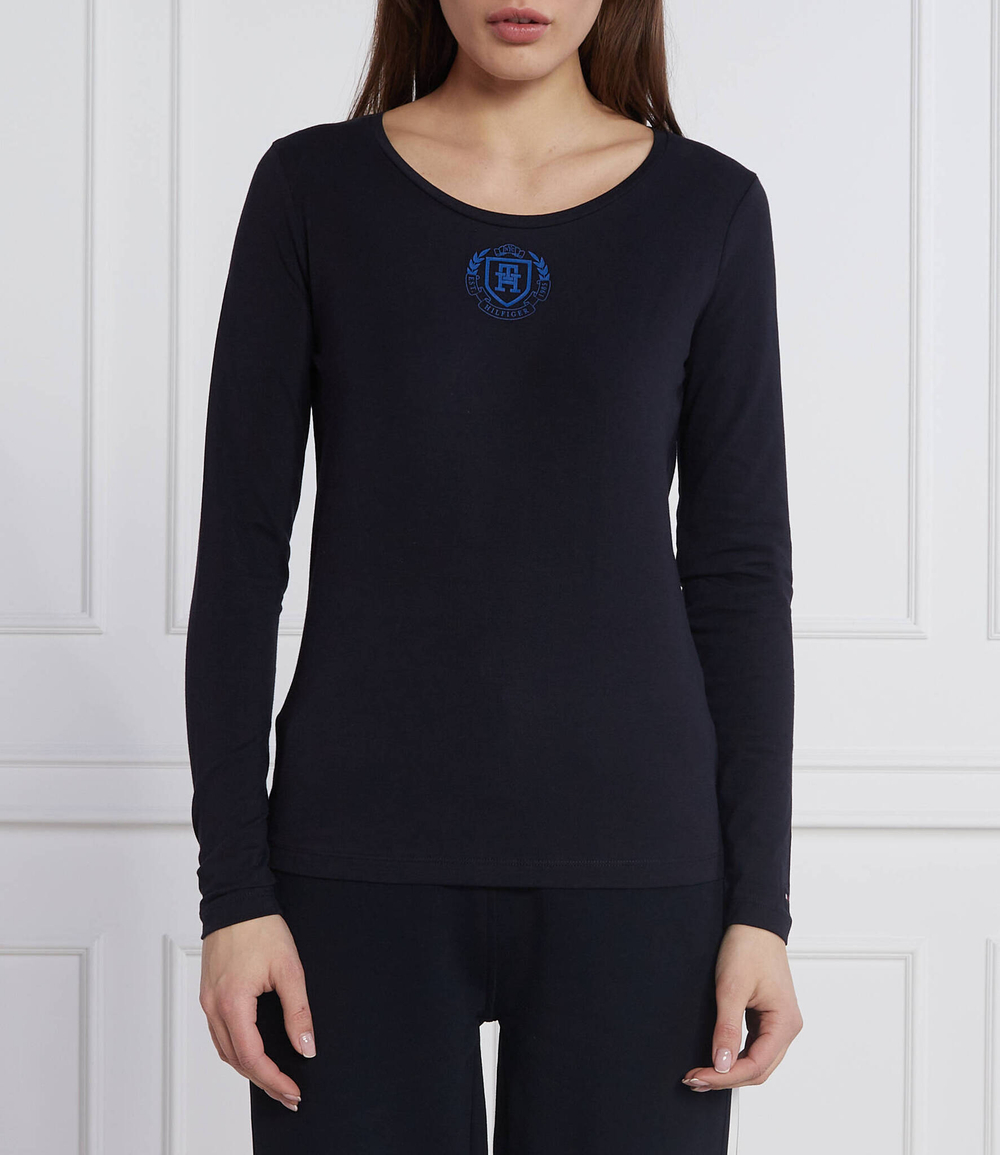 блузка crest scoop Tommy Hilfiger - темно-синий(WW0WW37205)