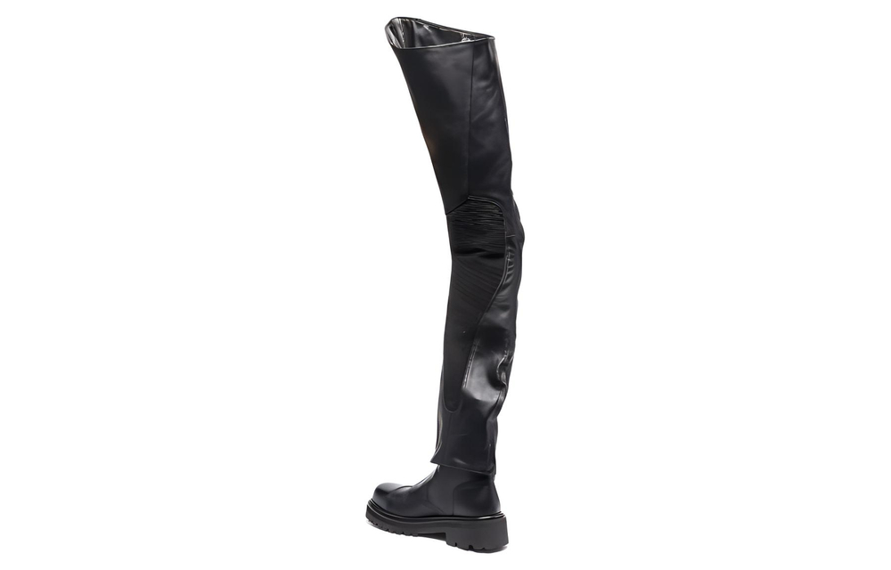 Vetements Over the knee Boots Men"s Black