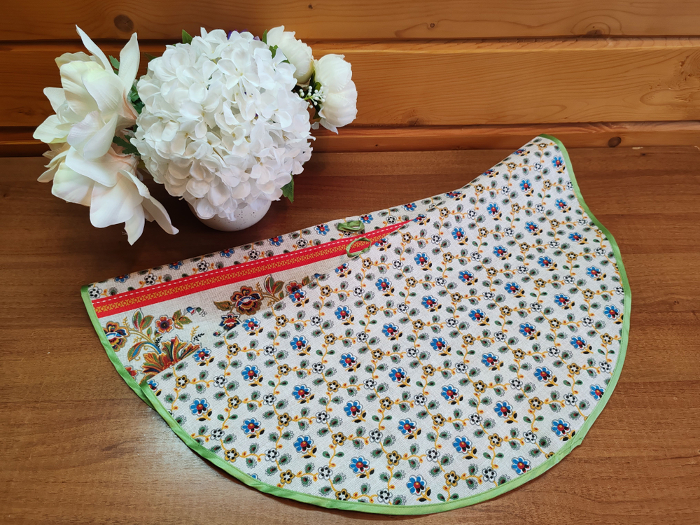 Полотенце кухонное, круглое, 2 шт, вафельное полотно