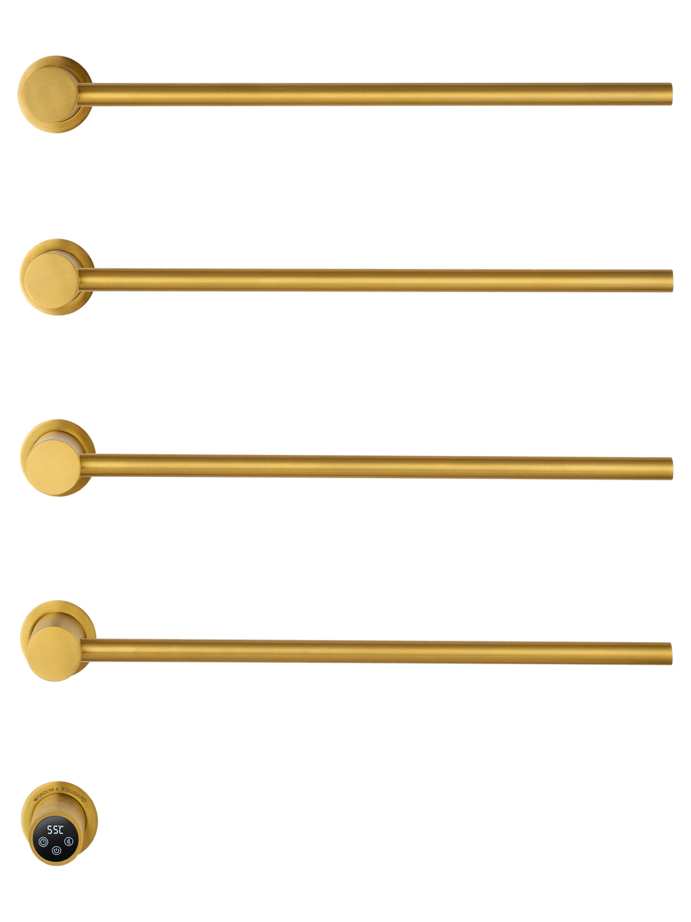 Полотенцесушитель электрический встраиваемый WONZON & WOGHAND HAMBURG, Золото (WW-AL314-G)