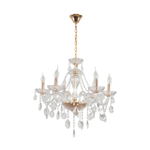 8376/6 CLASSI LN26 088 золото/прозрачный, металл/хрусталь Люстра подвесная E14 6*40W 220V ALISSA
