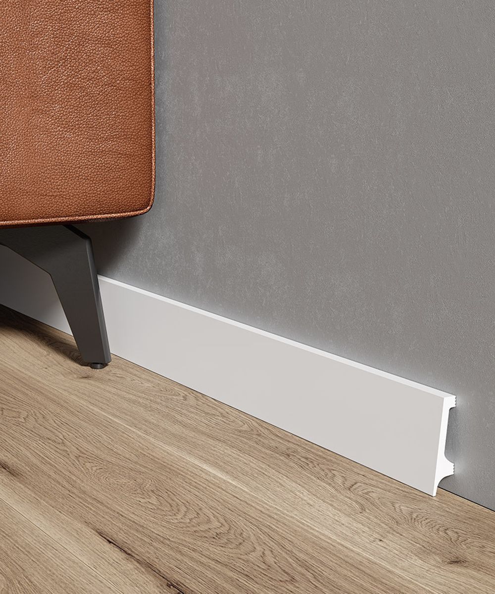 Плинтус Ecopolymer, 63x16 мм