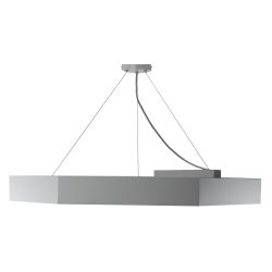 Светильник LED ЭРА Geometria SPO-121-W-40K-038 Hexagon 38Вт 4000К 4000Лм IP40 600*600*80 белый подвесной | Декоративные светильники Geometria