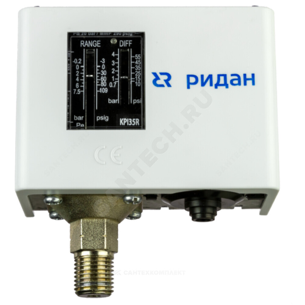 Реле давления KPI 35R -0.2-8 бар 1/2" Ридан 060-132566R