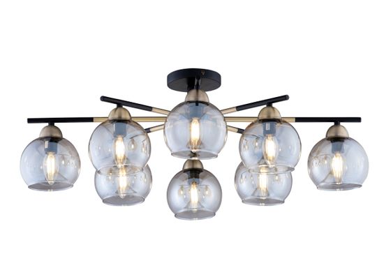 40369MD/8 MBK+AB (1) Люстра (NW)