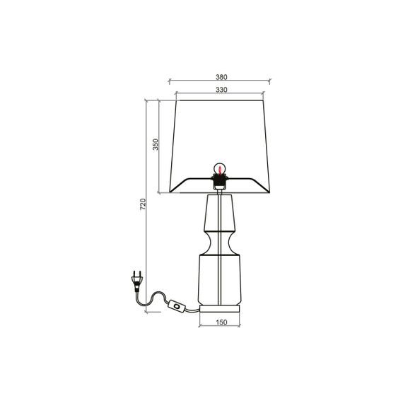Настольная лампа Vele Luce Paradise VL5773N01