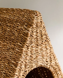 ZARA HOME ПЛЕТЕНЫЙ ДОМИК ДЛЯ ДОМАШНИХ ЖИВОТНЫХ, СВЕТЛО-БЕЖЕВЫЙ