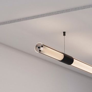 Профиль для круглых светильников 2.5м 050250 черный ROUND-D36-360-2500 ANOD BLACK Arlight