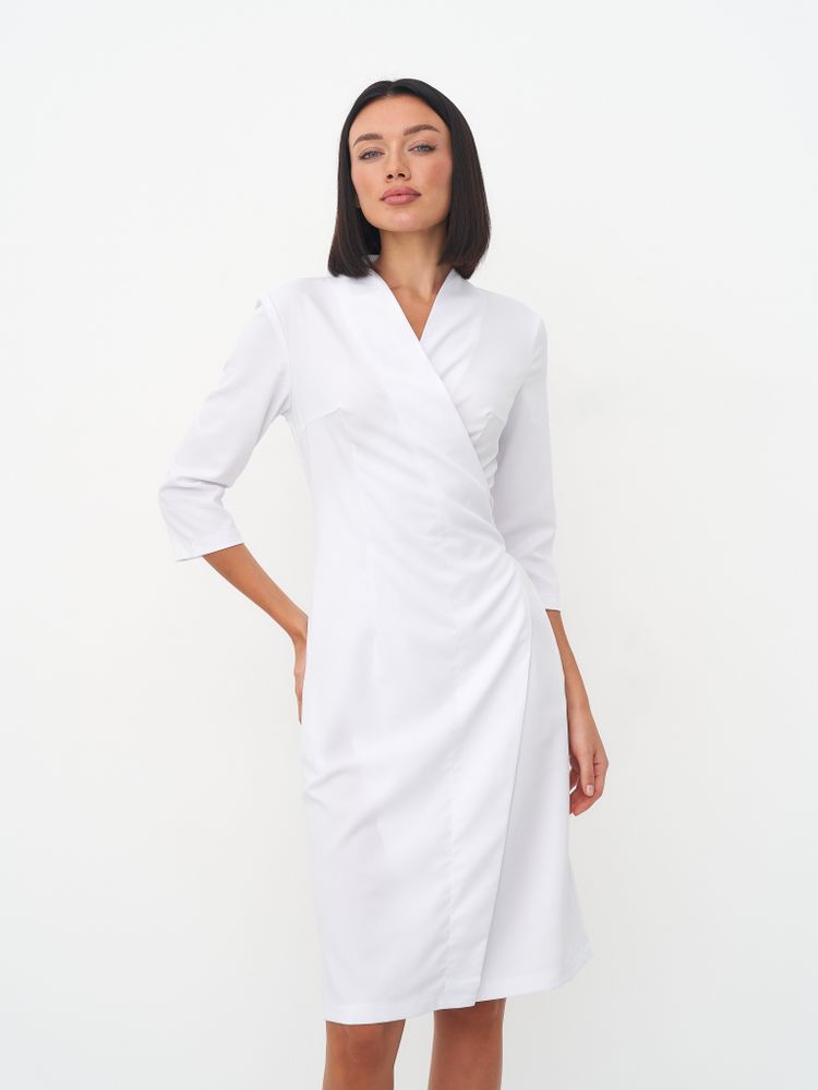 Халат женский м184 Либерти комфорт белый