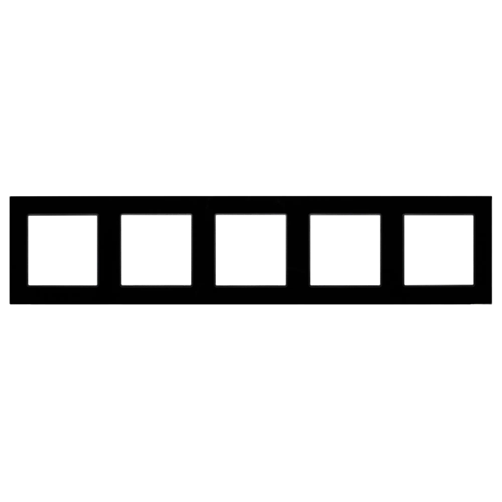 Рамка стеклянная FRM-GLARE-GS-5-BK (Arlight, -) 043806
