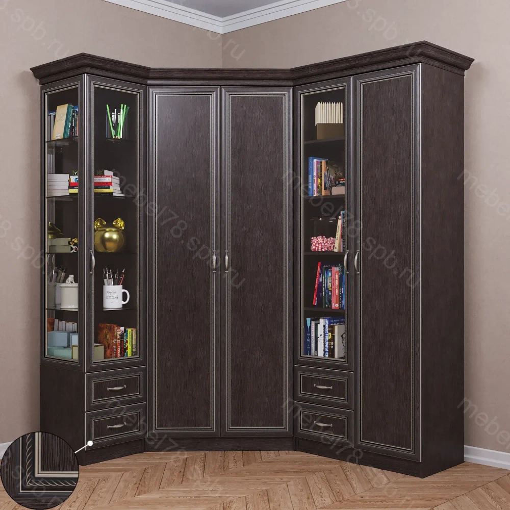 Шкаф угловой №17