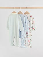 Комбинезон / Cлип для малышей Next AW3-049, 3 шт., Голубой