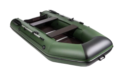 Лодка ПВХ АКВА 2900 СК зелено-черная со стрингерами