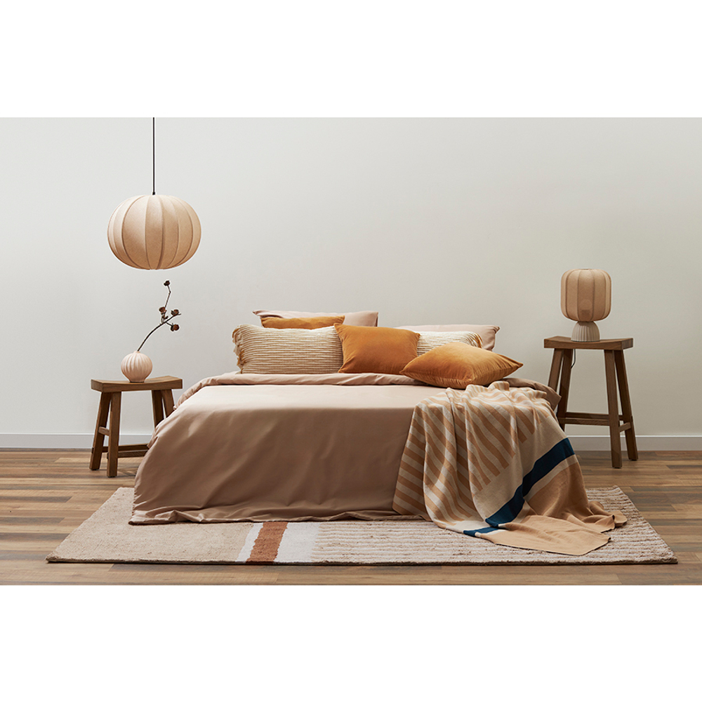 Плед из хлопка с рисунком tulip garden из коллекции terra, 130х180 см