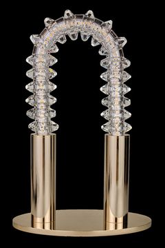 Настольная лампа LED 24W 3000K/4000K/6000K LE3064/2T GD золото Tesla Leon