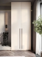 Шкаф распашной 80*40*240 кашемир, с антресолью Lorena 3